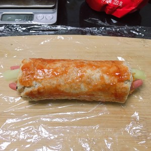 (innovative Way to Eat Whole Wheat Bread) (no Rice) Crab Meat Floss Sushi Roll recipe