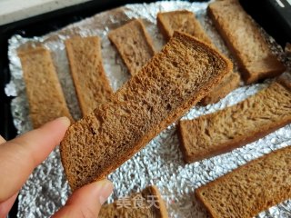 Roasted Whole Wheat Toast Sticks recipe