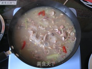 Warm Lamb Tripe Stewed with Potatoes recipe