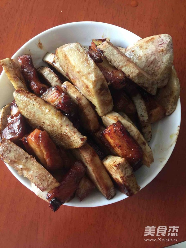 Hakka Mei Cai and Sweet Taro Pork recipe