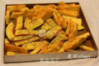 #aca烤明星大赛#golden Roasted Pumpkin recipe