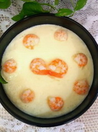 Shrimp Steamed Egg recipe