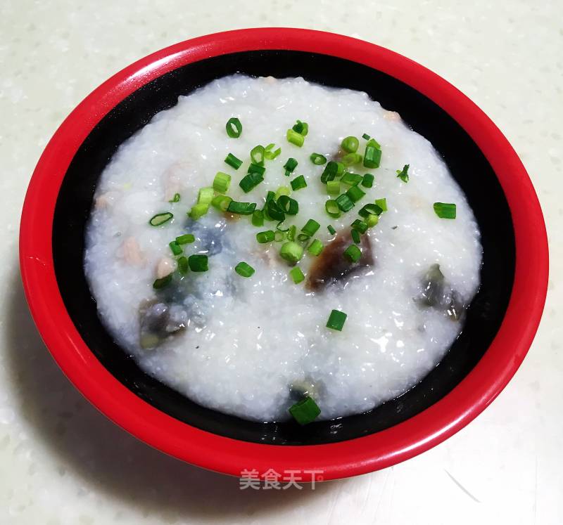 Congee with Preserved Egg and Lean Meat recipe