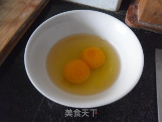 Fried Melon Slices with Egg recipe