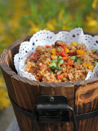 Soy Sauce Fried Rice recipe