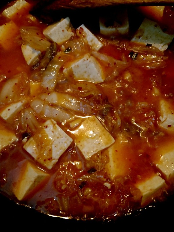 Spicy Cabbage Stewed Tofu recipe