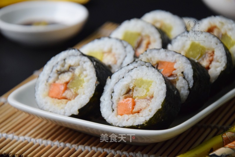 #trust之美#eel Sushi Roll recipe