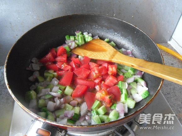 Stir-fried Alphabet Pasta recipe