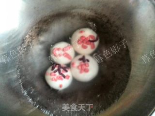 Flower Like Brocade Glutinous Rice Balls recipe