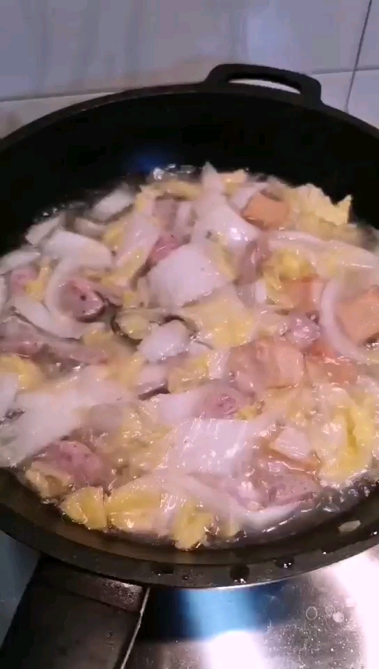 Cabbage Vermicelli in Clay Pot recipe