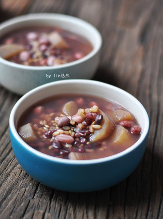 Red Bean Naked Oat Congee recipe