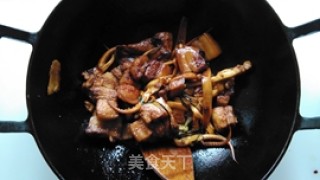Braised Squid with Pork Belly recipe