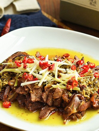 Beef with Roast Pepper recipe