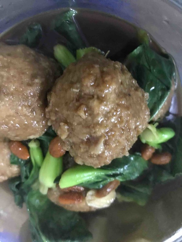 Simple Version Braised Lion Head recipe