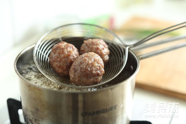 Meat Ball with Soy Sauce recipe