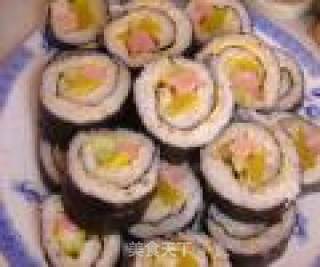 Changeable Egg Roll Sushi recipe