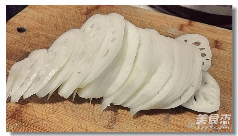 Red Oil Lotus Root Slices recipe