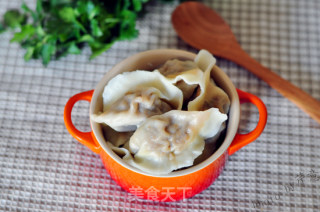 Longjing Tea-flavored Beef Dumplings recipe