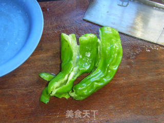 Fried Fish Cubes with Green Pepper recipe
