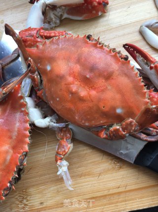 Stir-fried Sea Crab with Hang Pepper recipe