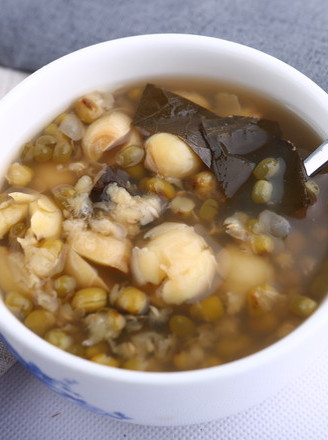 Mung Bean Lotus Seed and Lotus Leaf Porridge recipe