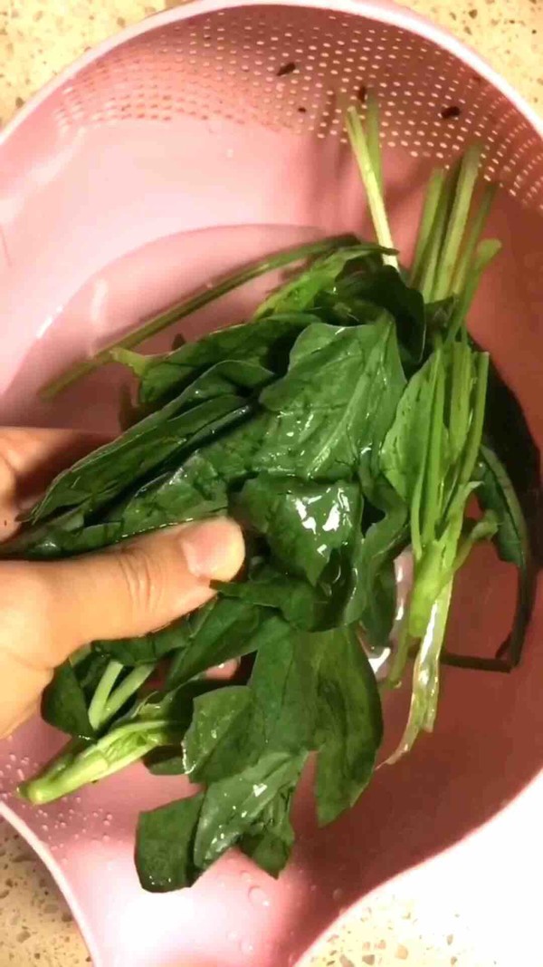 Spinach Sweet Potato Cake for Baby Food recipe