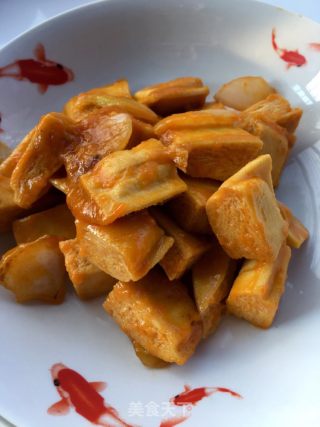 "sweet and Sour Delicacy" Apricot Sauce Tofu recipe