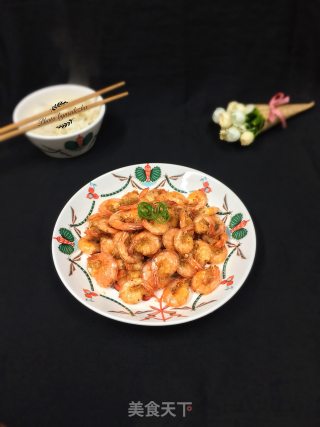 Stir-fried Prawns with Salt and Pepper recipe