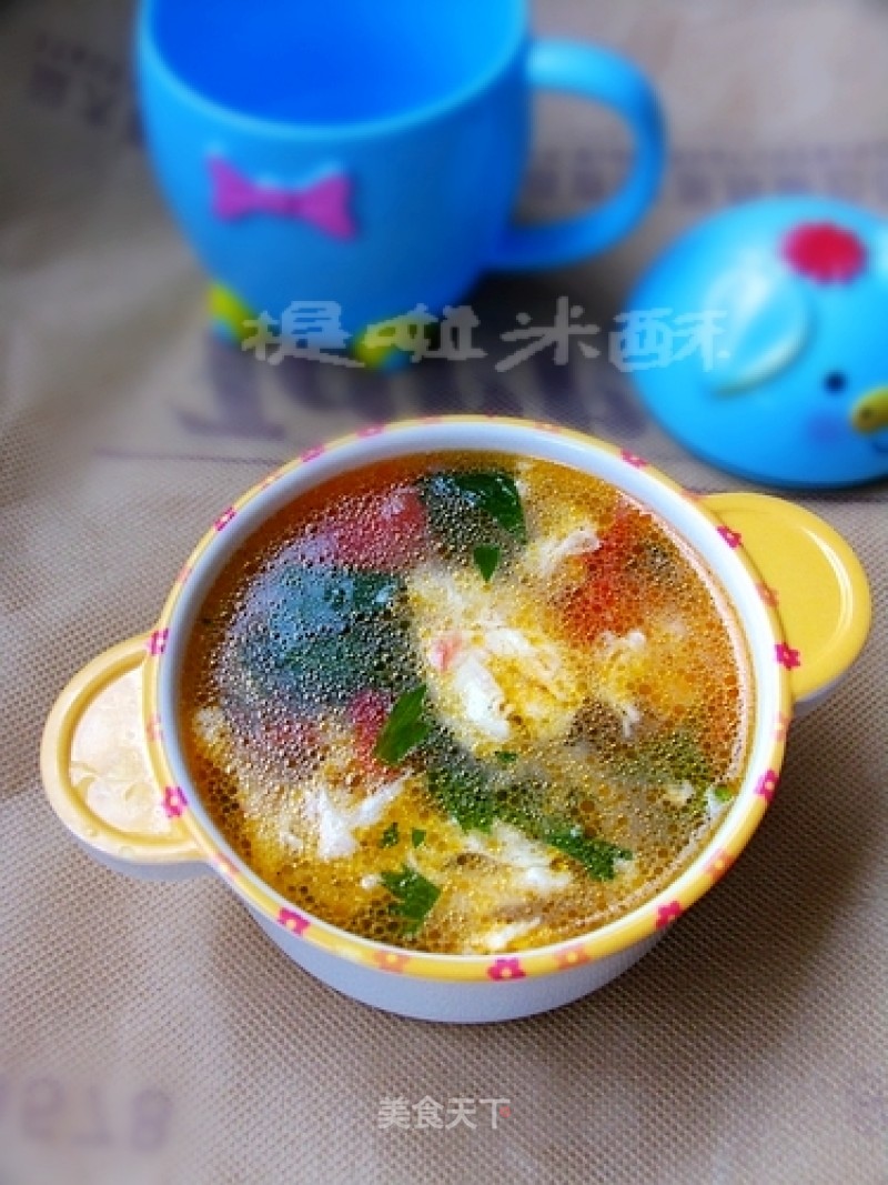 The Most Homely Delicious Soup-tomato and Egg Soup recipe
