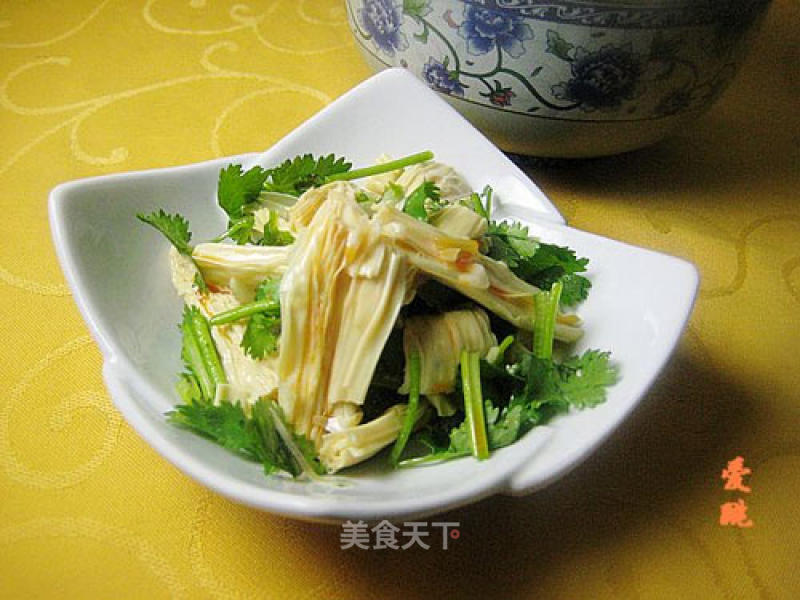 Bean Curd with Red Oil and Coriander recipe