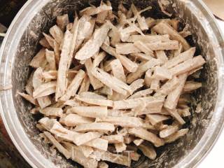 Fried Lotus Sticks recipe