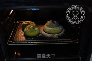 European Matcha Red Bean Bread recipe