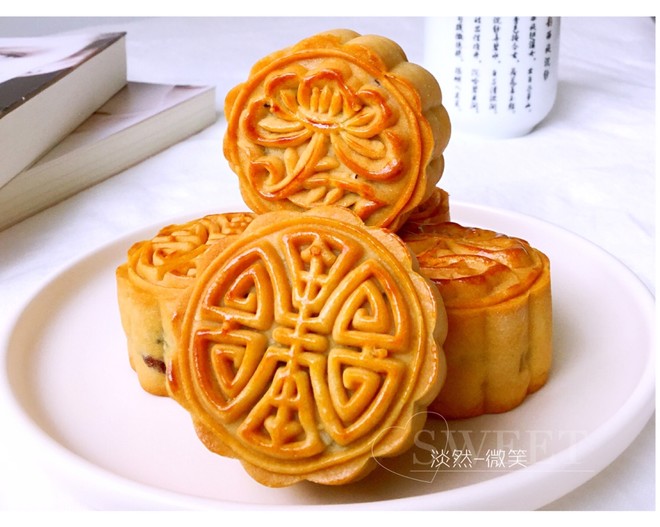 Cantonese Style Five-nut Moon Cake Honey Version (without Inverted Syrup) recipe