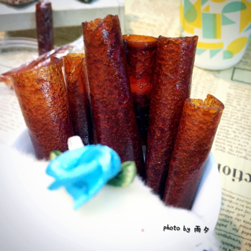 Hawthorn Rolls (fruit Dan Skin) recipe