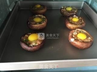 #aca烤明星大赛#oil-free Shiitake Mushrooms Stuffed with Minced Meat Quail recipe