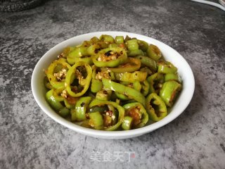 Stir-fried Green Peppers with Tempeh recipe