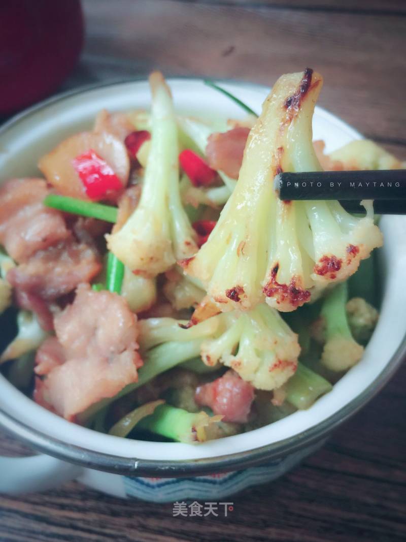 Stir-fried Pork with Organic Cauliflower