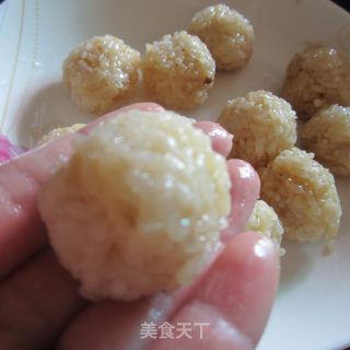 Meatballs with Glutinous Rice recipe