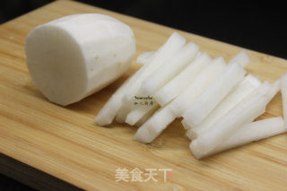Sweet and Sour Radish Sticks recipe