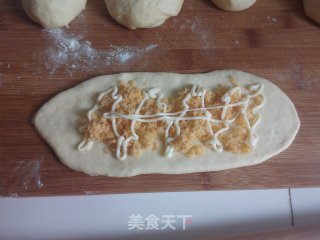 #四session Baking Contest and It's Love to Eat Festival# Pork Floss Salad Rolls recipe