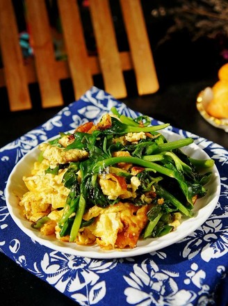 Stir-fried Andrographis with Goose Egg
