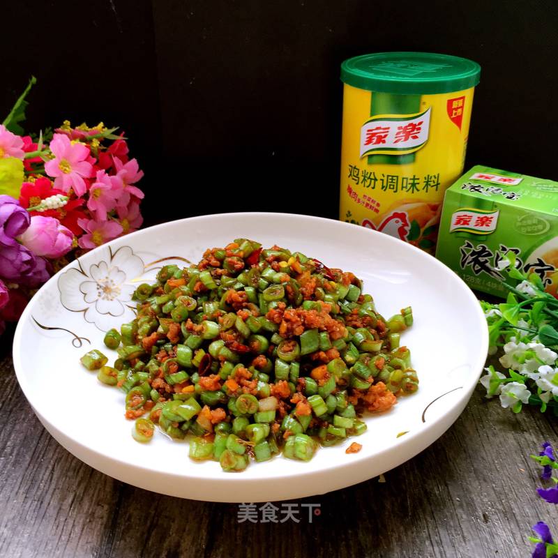 String Beans with Minced Meat