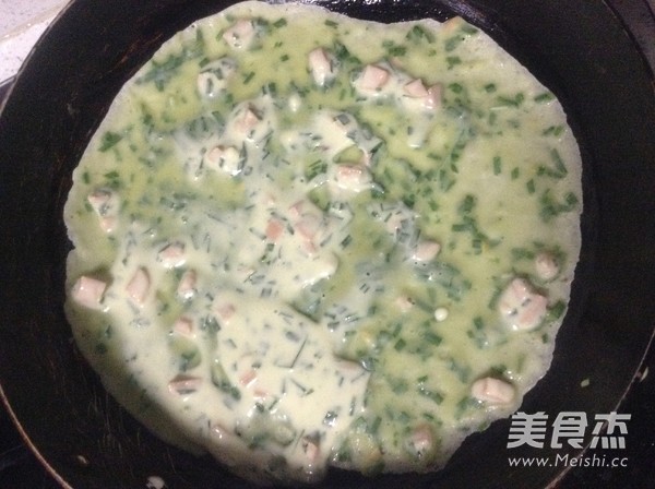 Leek Egg Pancake recipe