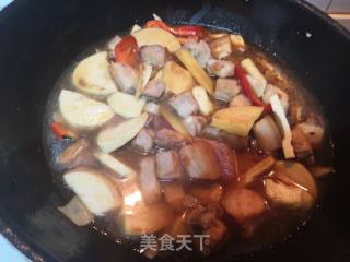 Braised Pork Belly with Winter Bamboo Shoots recipe
