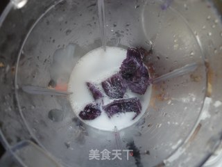 Purple Sweet Potato Milkshake recipe