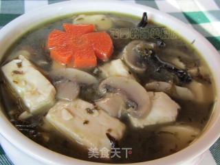 Mushroom and Tofu Soup recipe