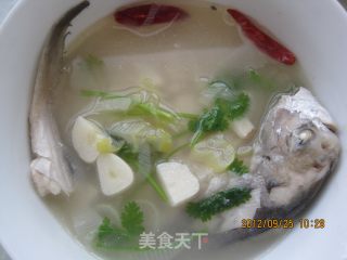 Stewed Pomfret Soup recipe
