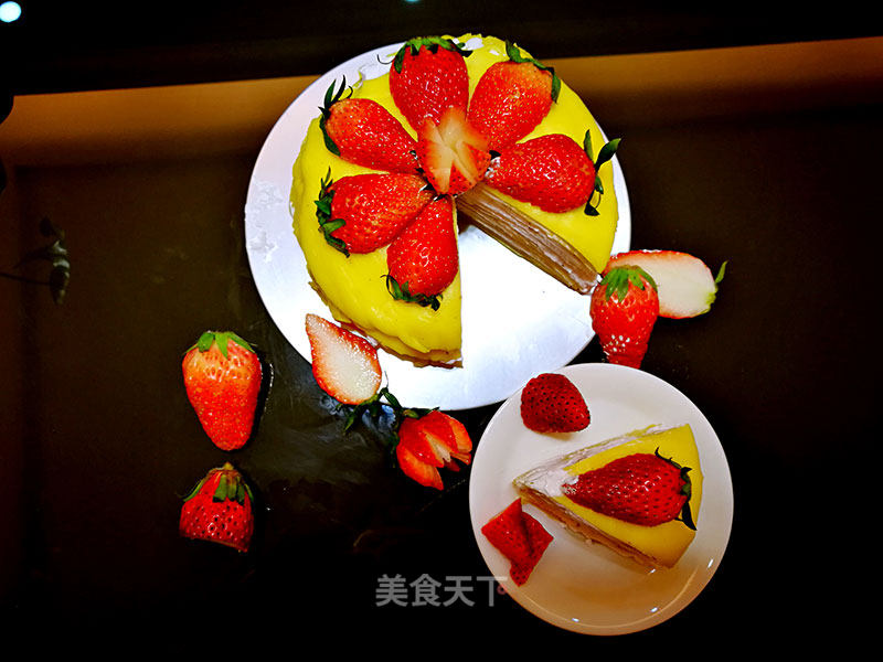 Strawberry Mille Cake recipe