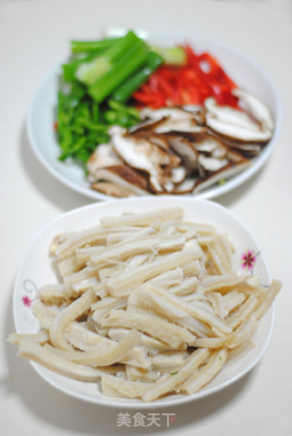 Tripe with Double Pepper Oyster Sauce recipe