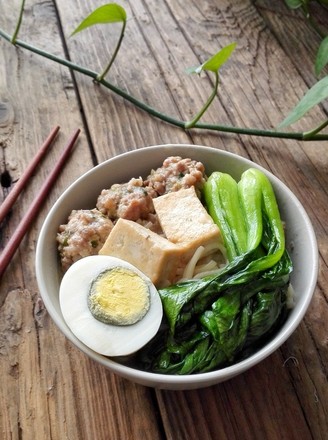 Tofu Meatball Noodle (hot Pot Version) recipe